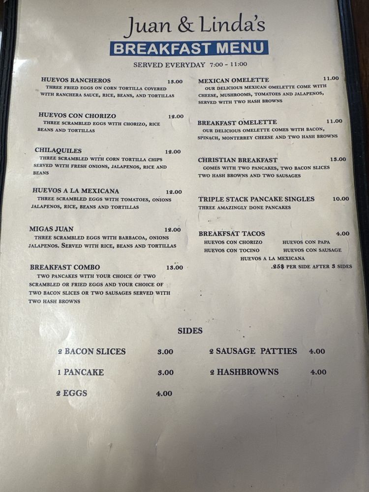 Juan Y Lindas Mexican Grill