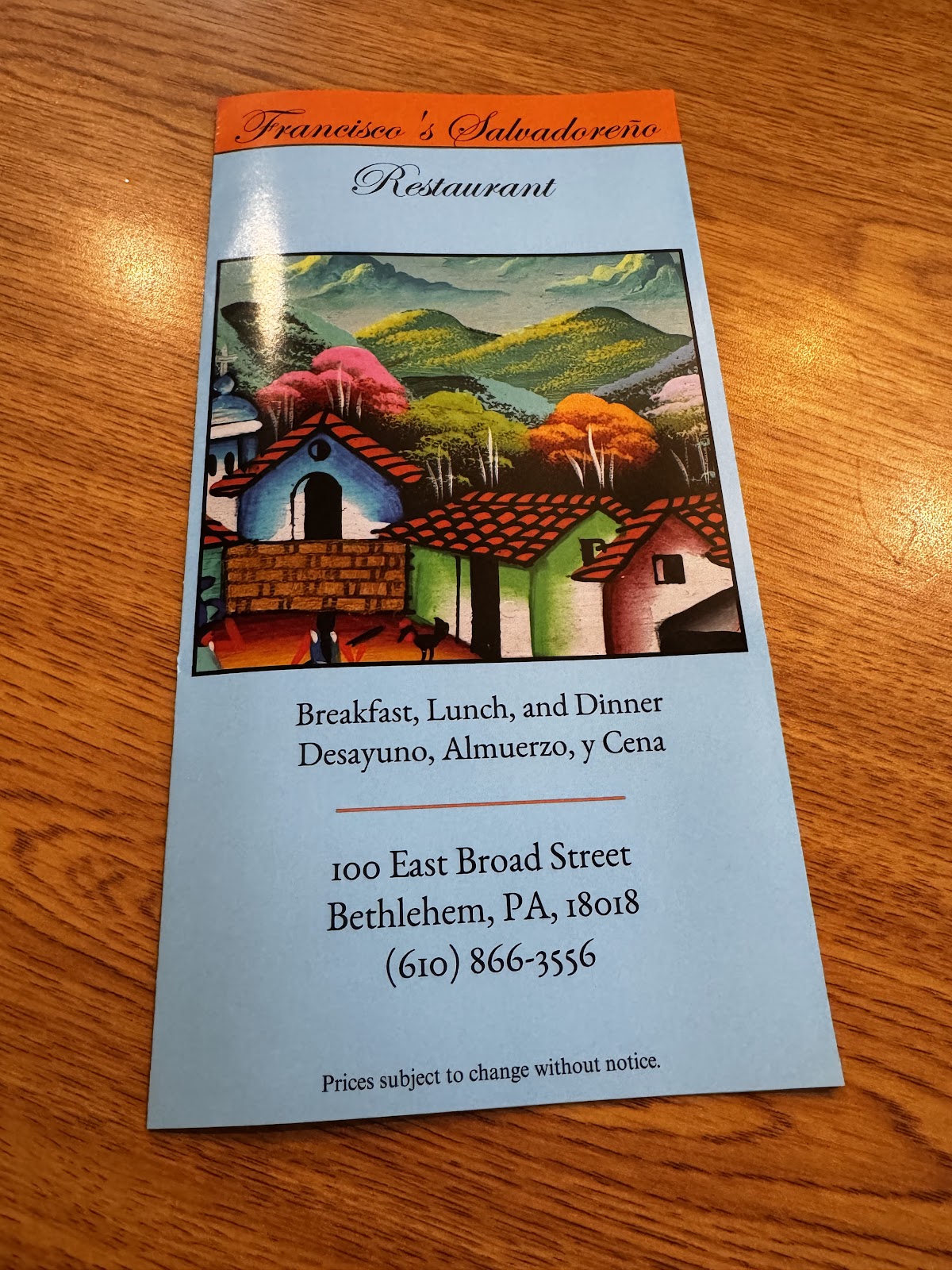 Francisco's Salvadoreno Restaurant